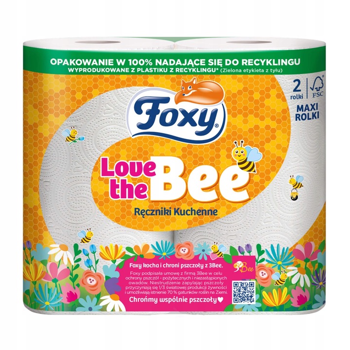 

Ręcznik kuchenny Foxy Love The Bee 2 Rolki