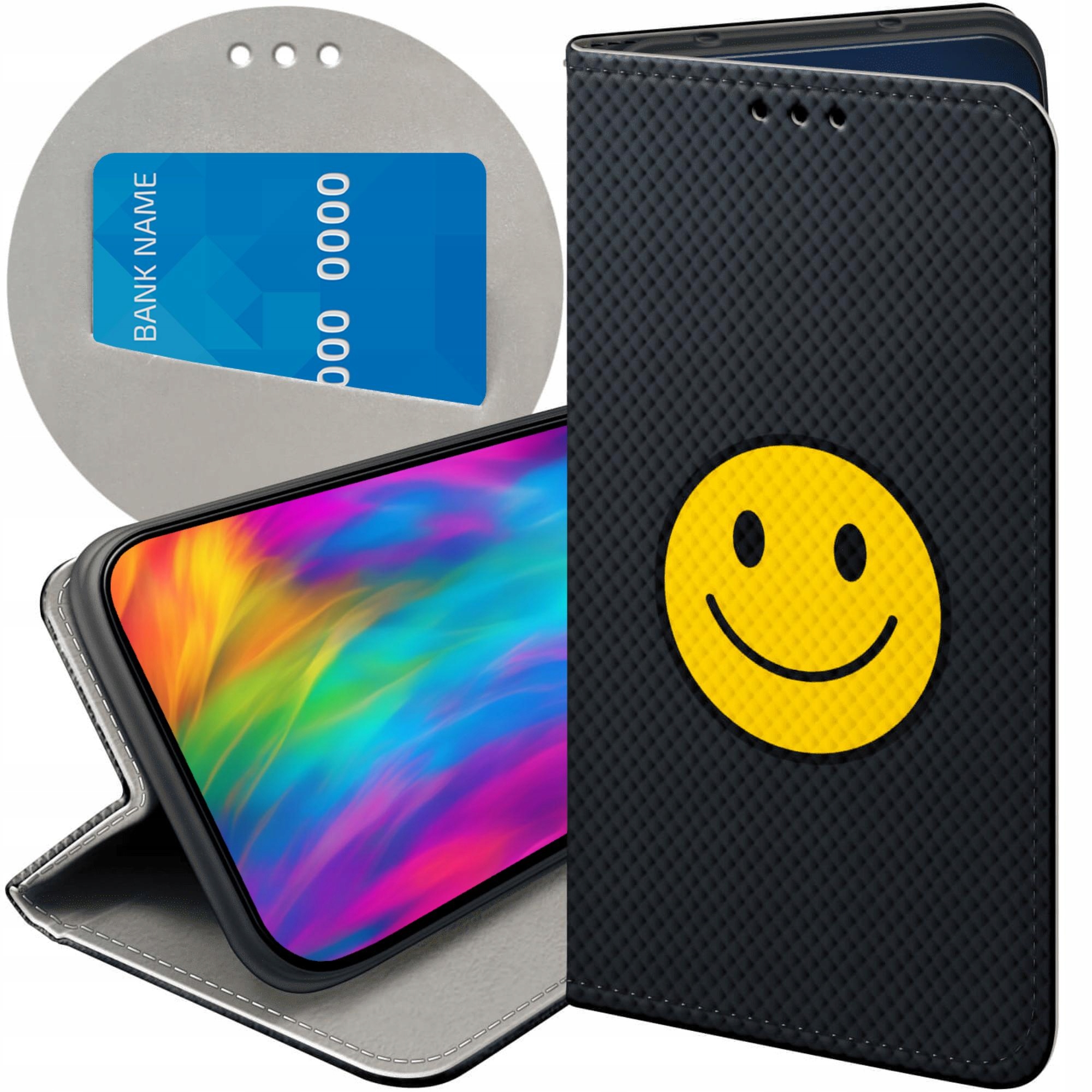 Etui Z Klapką Do Honor MAGIC7 Pro Uśmiech Smile Emoji Futerał Case