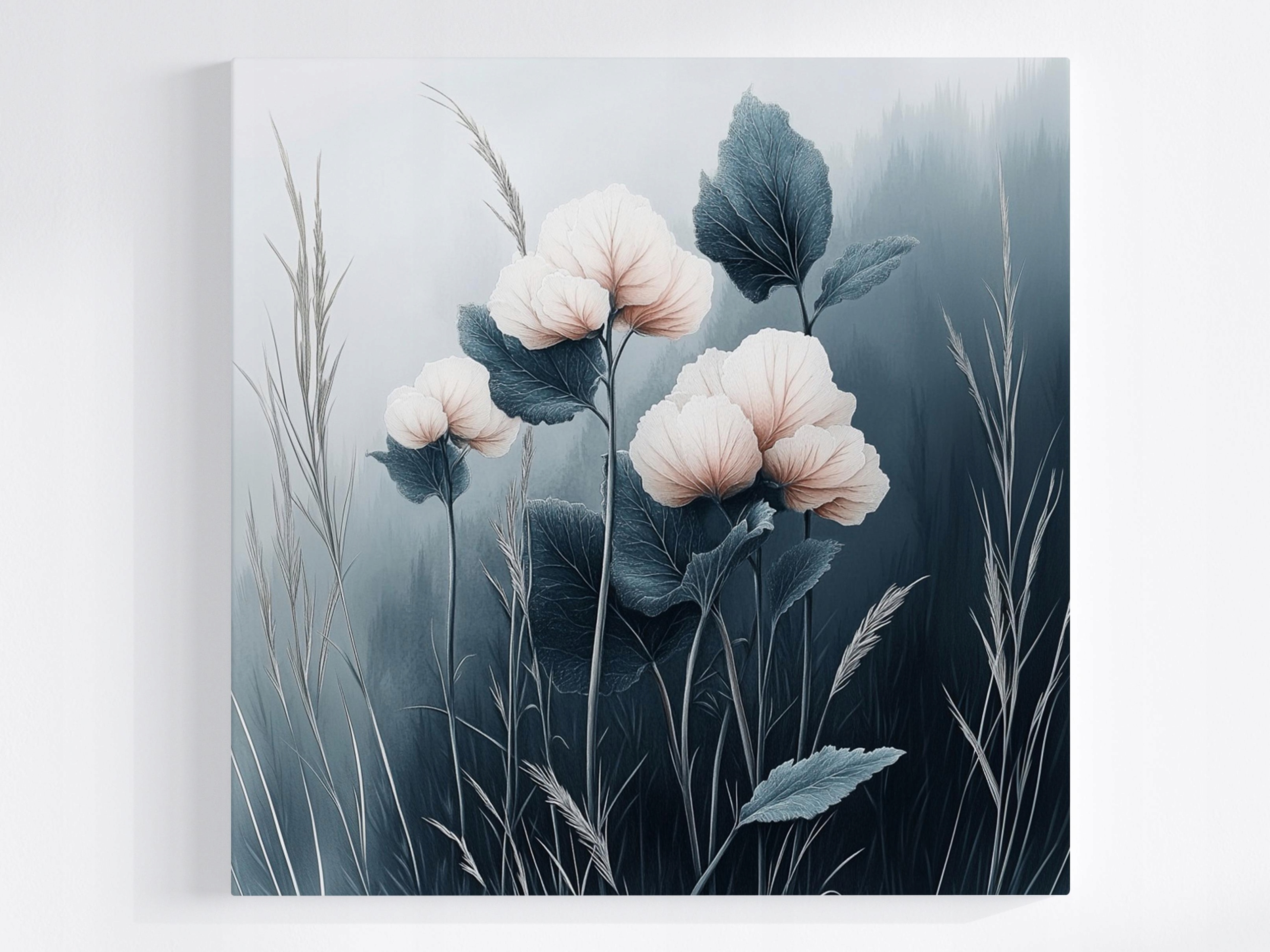 Obraz Na Plátně Canvas Příroda Louka Květiny Vegetace Ombre 80x80