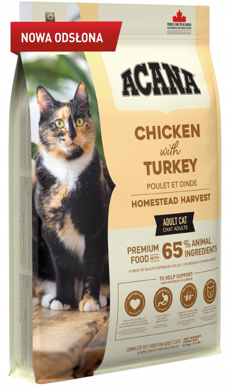 Acana Homestead Harvest Cat suché krmivo 4,5 kg