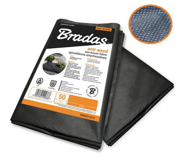 

Agrowłóknina Bradas czarna 0,8 x 10m 50 g/m²
