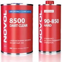 Lakier bezbarwny i utwardzacz Novol 8500 1L + 0,5L