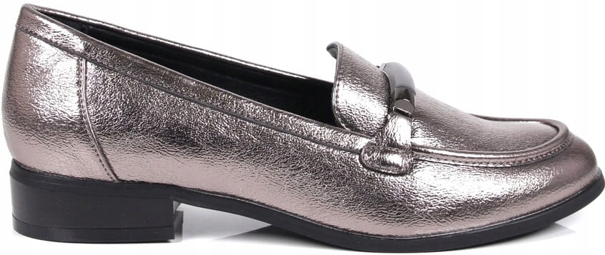 DAMSKIE MOKASYNY WSUWANE PÓŁBUTY NA PŁASKIEJ PODESZWIE BUTY PEWTER POTOCKI Marka Potocki