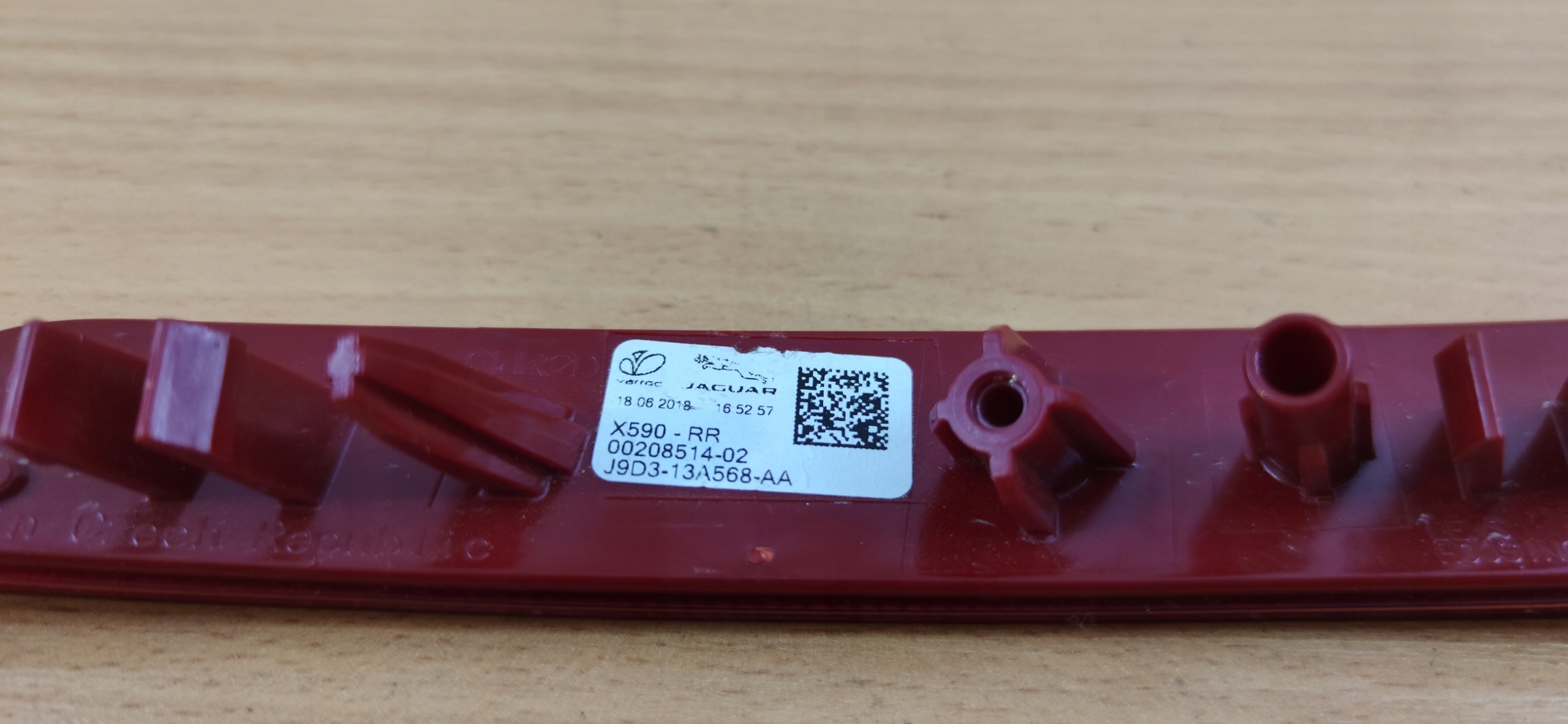 JAGUAR and-PACE X590 right light ODBLASK rear part rear