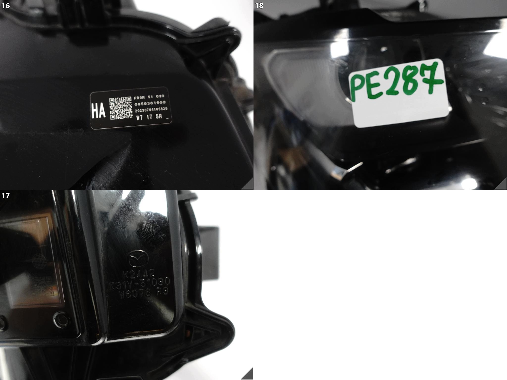 MAZDA CX-60 CX60 22- light HEADLIGHT FULL LED right front EUROPA