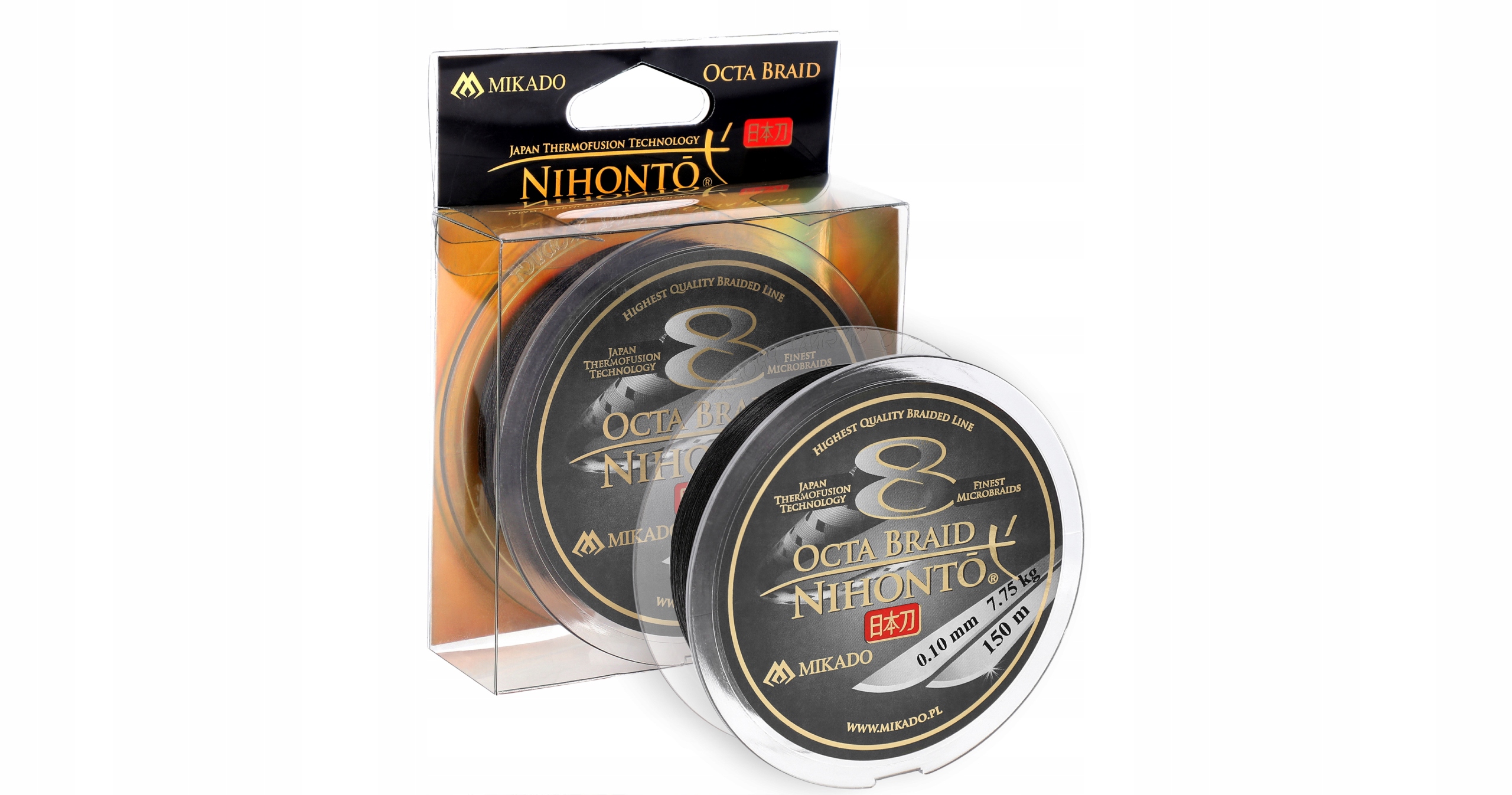 Mikado Nihonto Octa 8 Braid 0,50mm 150m czarna