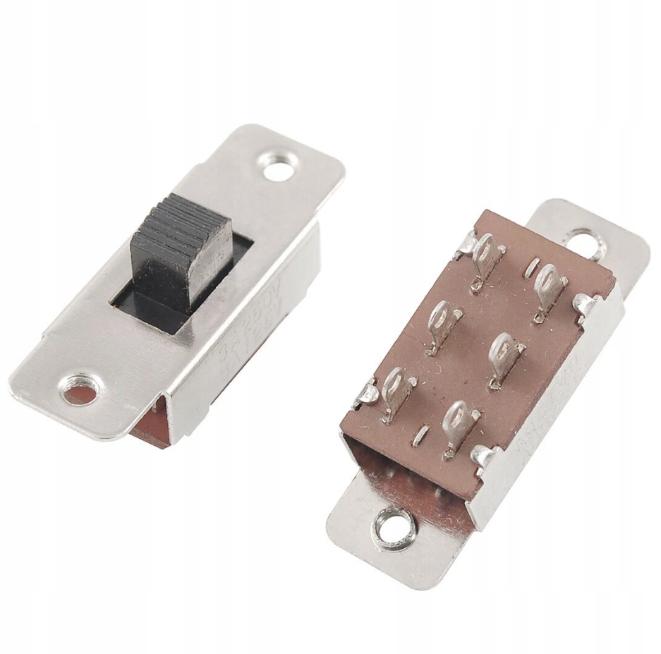 Przełącznik On Off On w Przełączniki (suwakowy) - Części stykowe