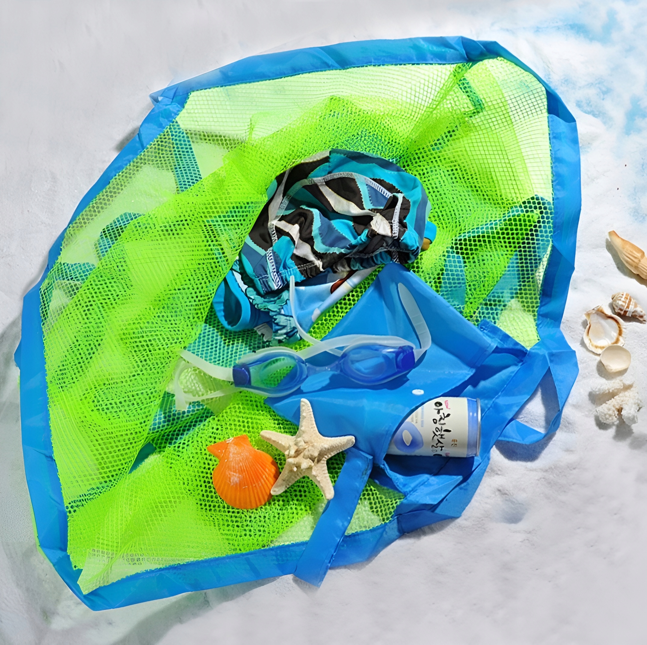 TORBA NA PLAŻĘ WOREK TOREBKA SIATKA DUŻA PLAŻOWA Kod producenta TORBA PLAŻOWA