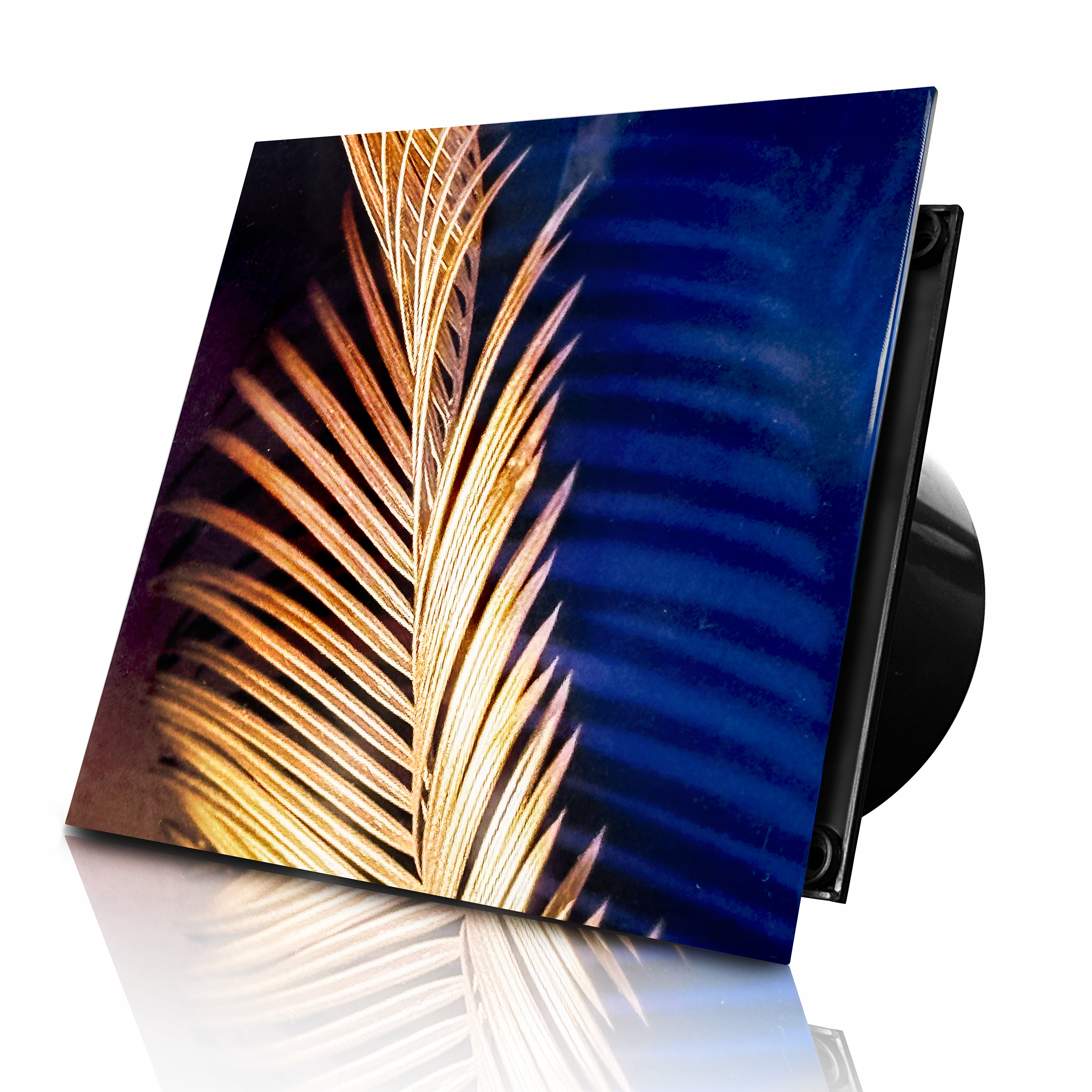 Koupelnový Ventilátor 100 MM Sklo 52 Vzorů 100 M3/H Tichý 35 dB Zpětná Klapka