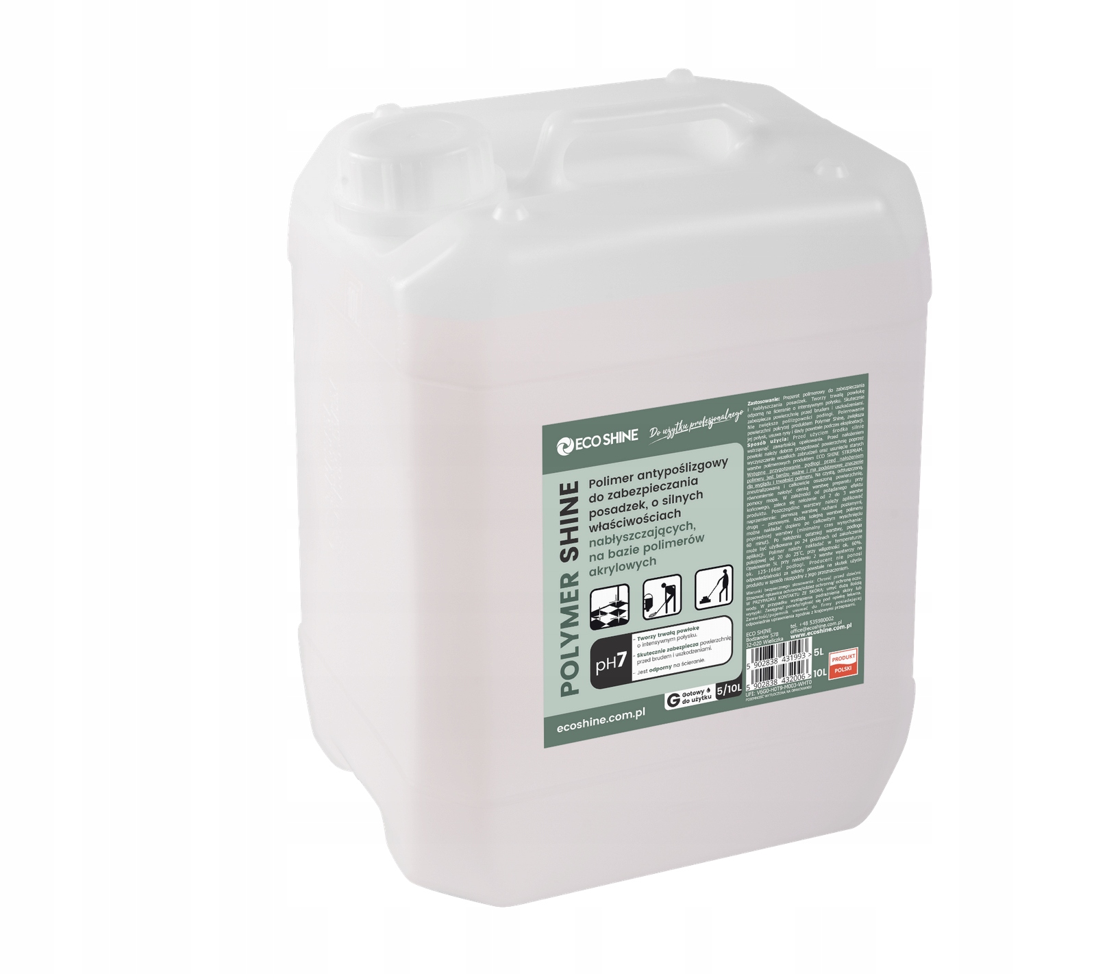 Levně Polymer Shine 5L Protiskluzový polymer na podlahy Eco Shine