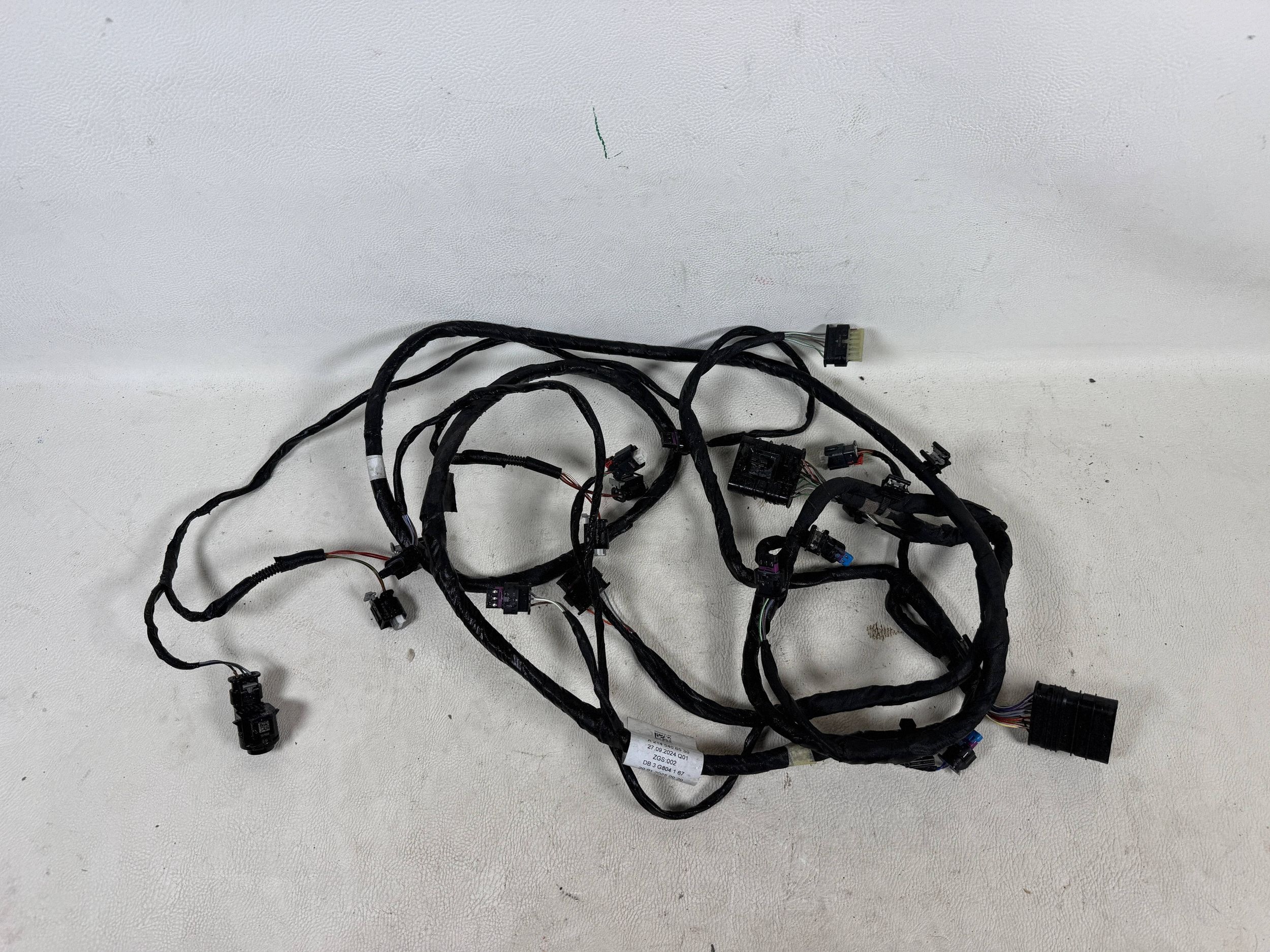 Mercedes E W214 A214 kabelbaum kabelsatz der stoßstange vorne a2145406530 PDC