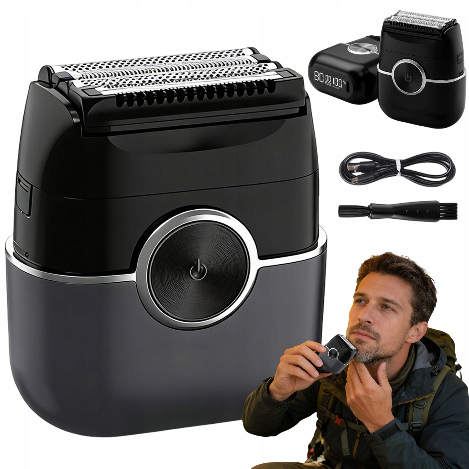 Holicí Strojek Se 4 Břity A Baterií 450 Mah