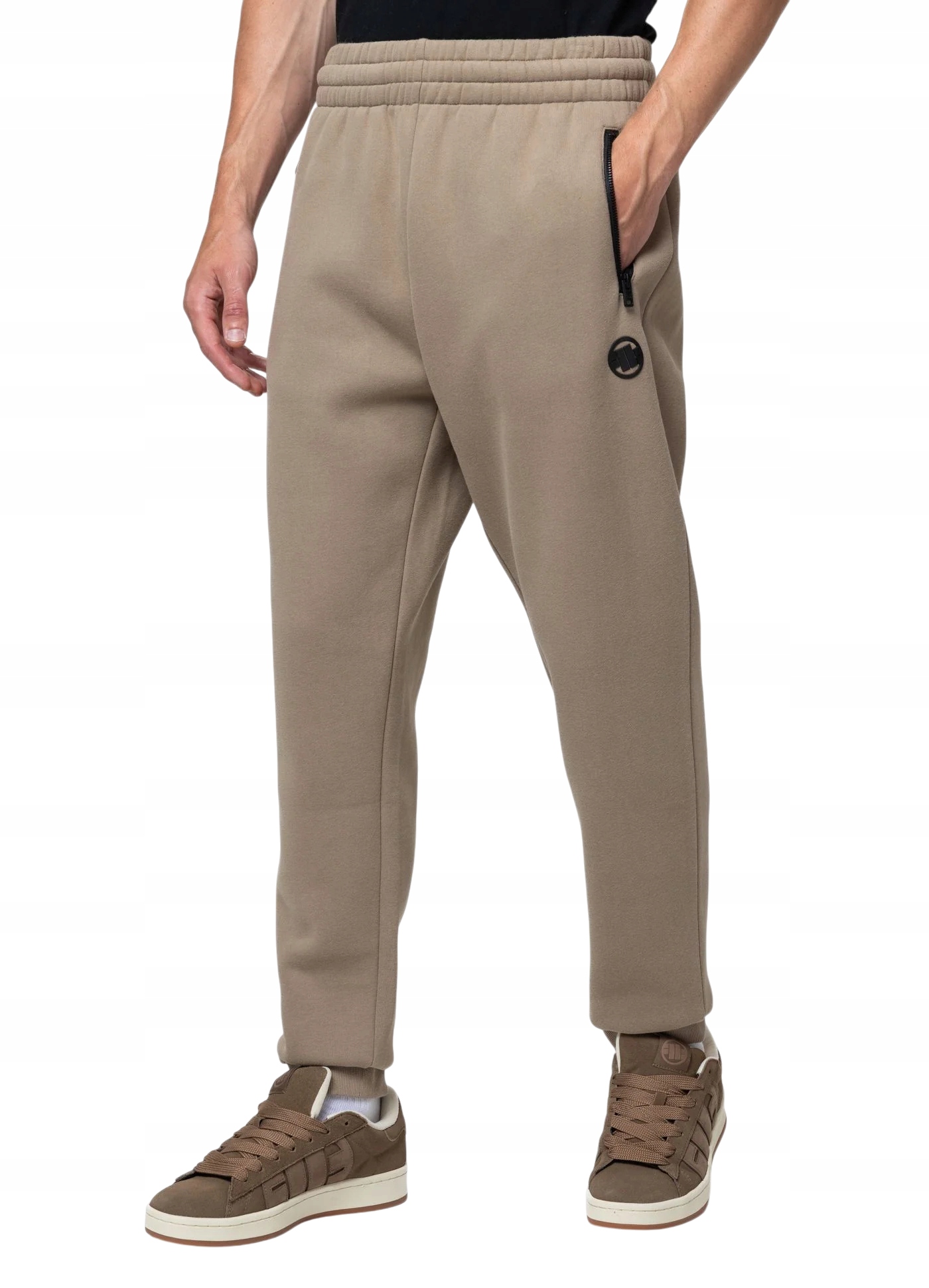 Pit Bull Dresové kalhoty Hatton Pale Sand XL