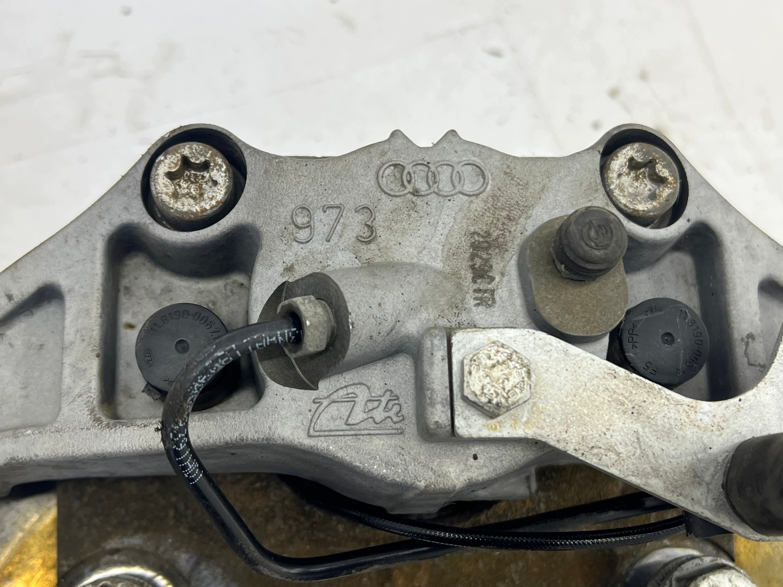 caliper calipers discs front AUDI A6 C6 2.7 3.0 TDI 320 MM SWAP 973 974