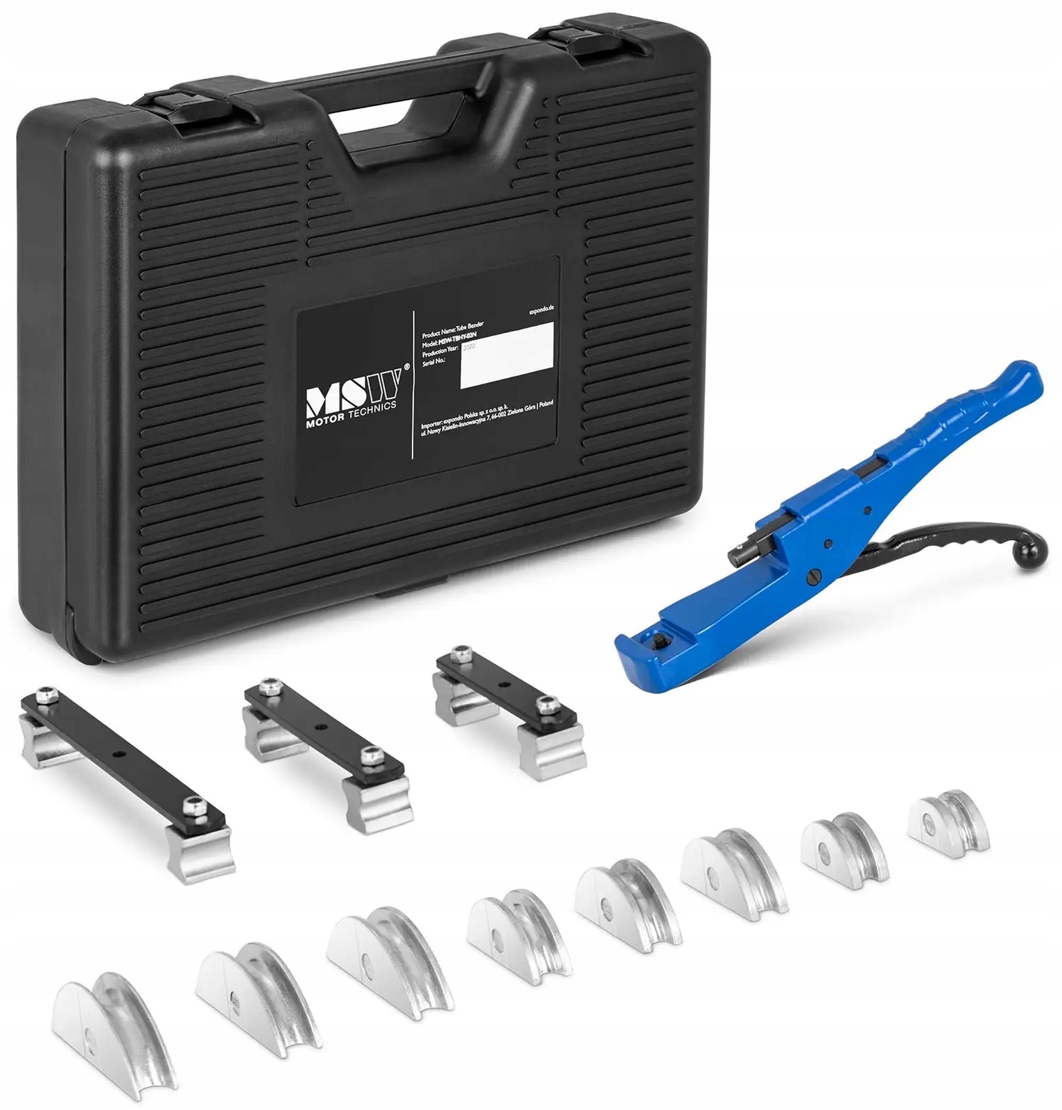 Ohýbačka trubek 8 hlav od 10 do 22 mm Msw MSW-TBHY-02N 10061105