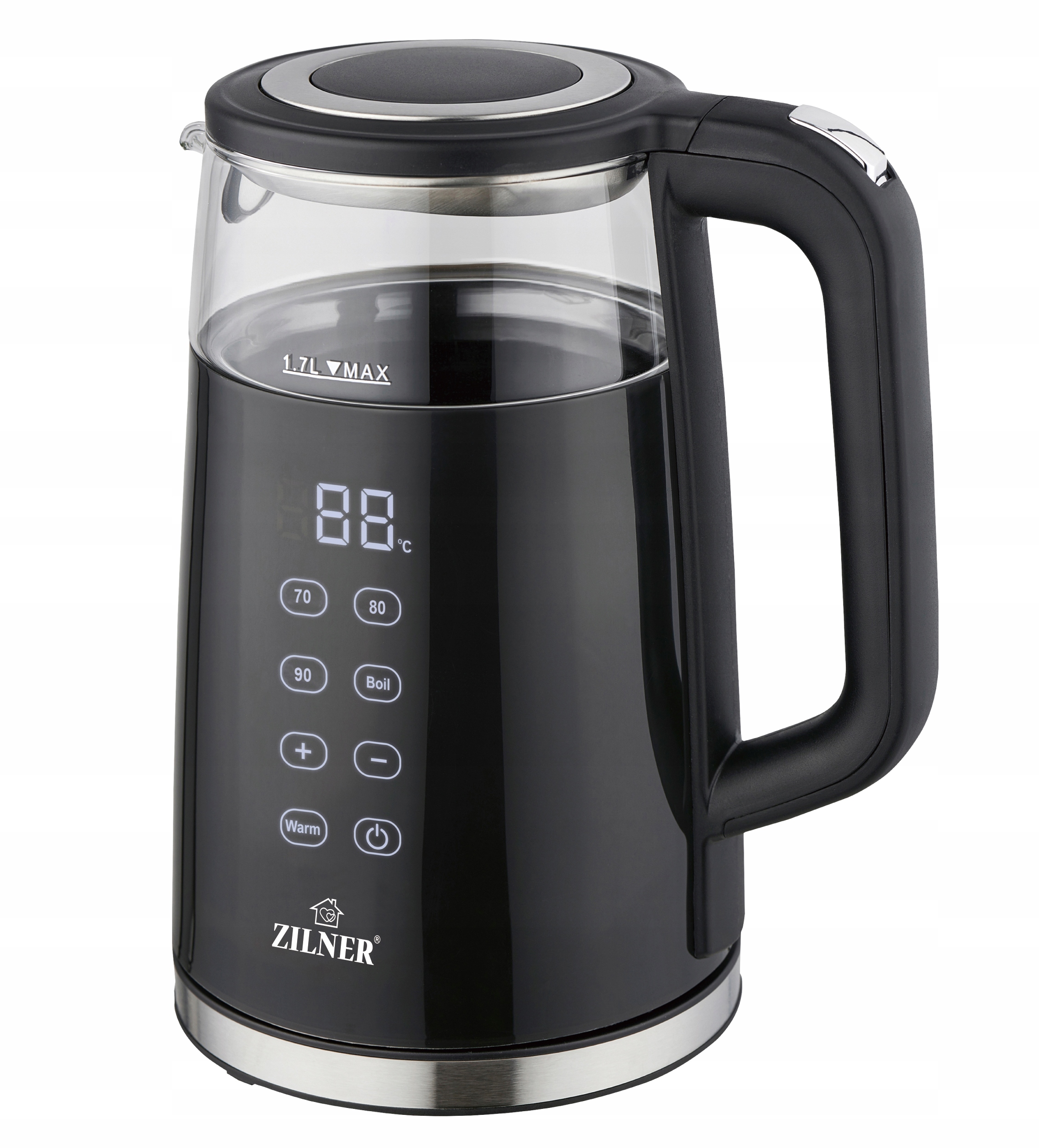 Czajnik Elektryczny Z Regulacją Temperatury 1.7L Ekran Dotykowy