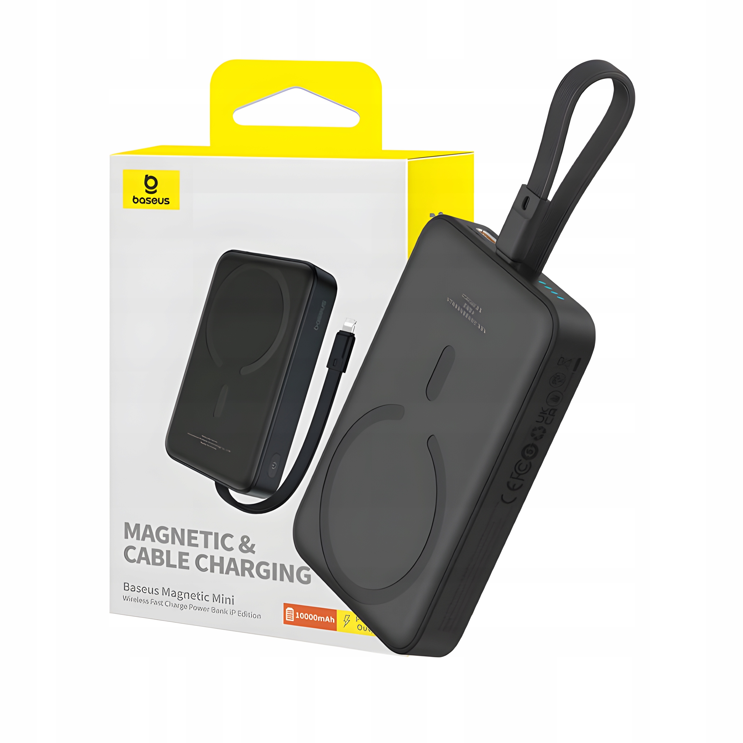 Baseus Priestranná magnetická powerbanka Magnetic Mini 10000 mAh 20W MagSafe
