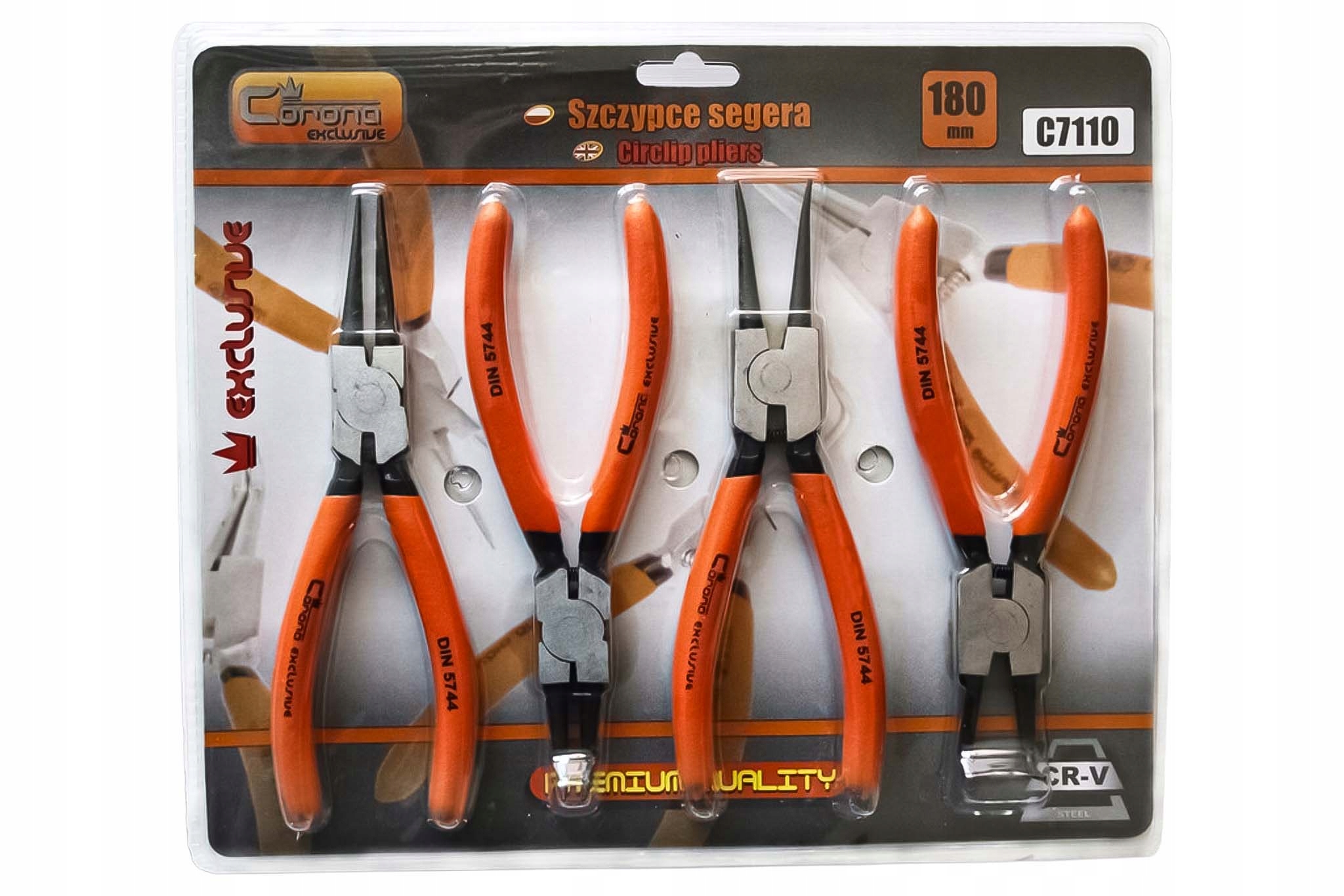 Kleště na ségrovky 180 mm 4-elem corona Corona C7110