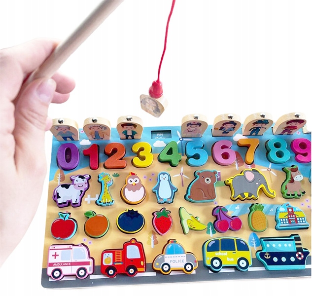 DREWNIANE LICZYDŁA RYBKI ZAWODY NAUKA MONETSSORI EAN (GTIN) 6931991981068