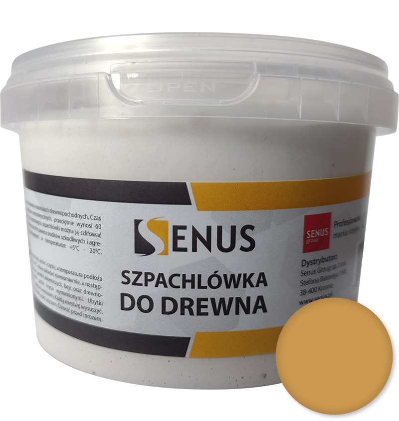 

Szpachlówka do drewna Senus 1kg Dąb Średni