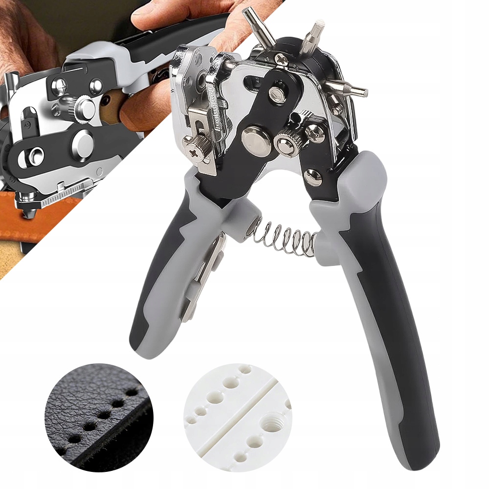 Kleště Na Výrobu Oteorů V Pásku Sada Matric Kůže Diy 360G Hrubá