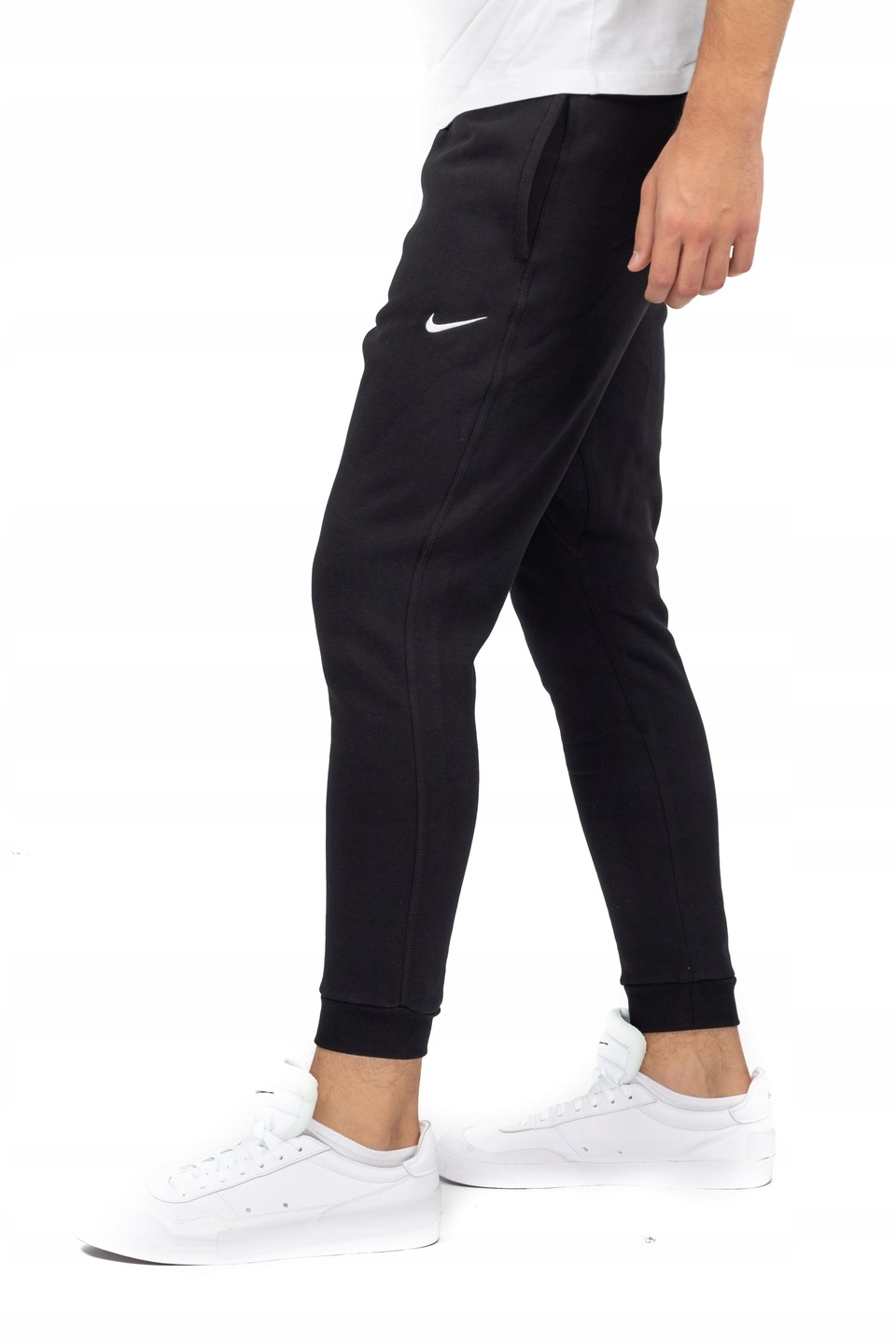 NIKE MĘSKIE SPODNIE DRESOWE FLEECE SWOOSH BASIC XL Długość nogawki długa