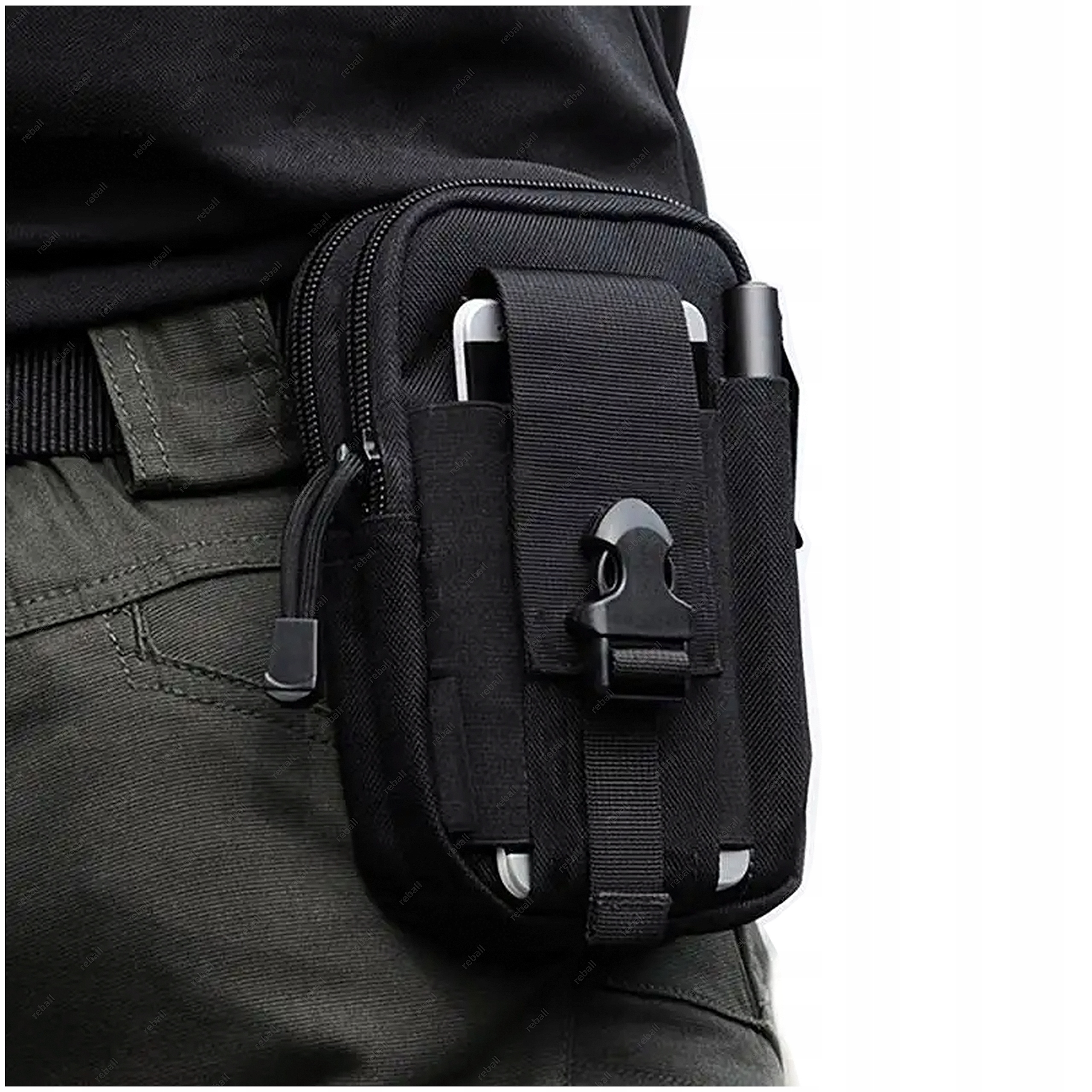 SASZETKA NERKA ORGANIZER NA NARZĘDZIA MIERNIK DOKUMENTY TELEFON 2X KIESZEŃ Marka Reball