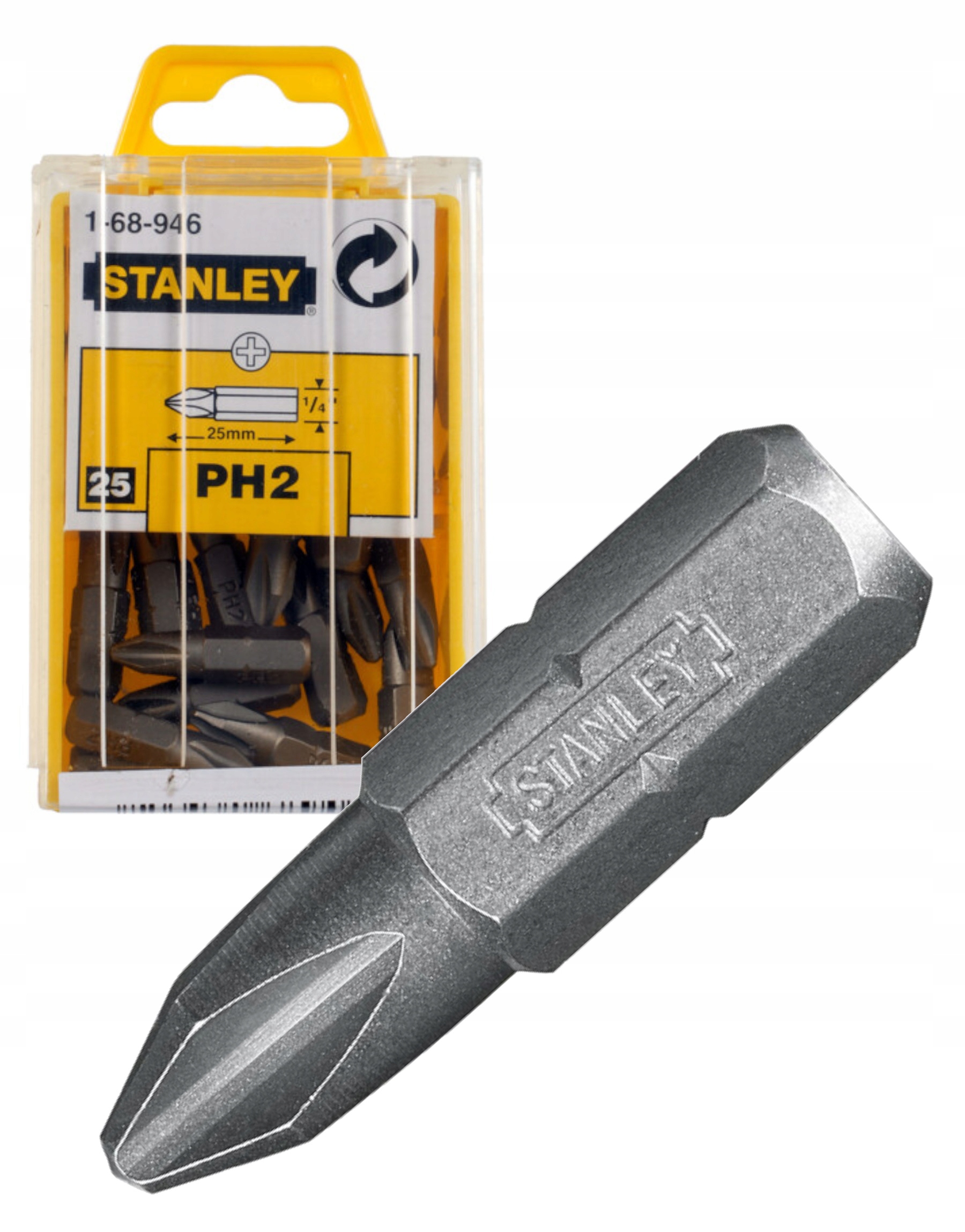 

Stanley Końcówka 1/4" Ph2 x 25mm 25 szt 1-68-946