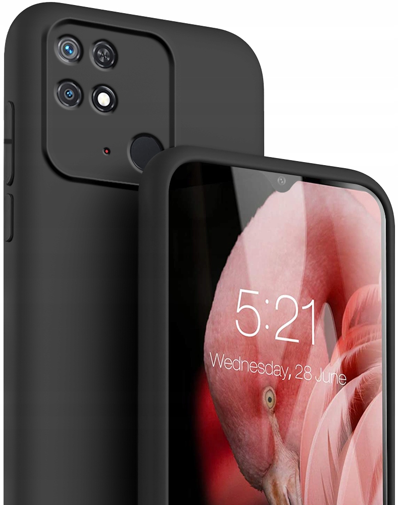 

Etui Case Silicone Szkło 9H do Xiaomi Redmi 10C
