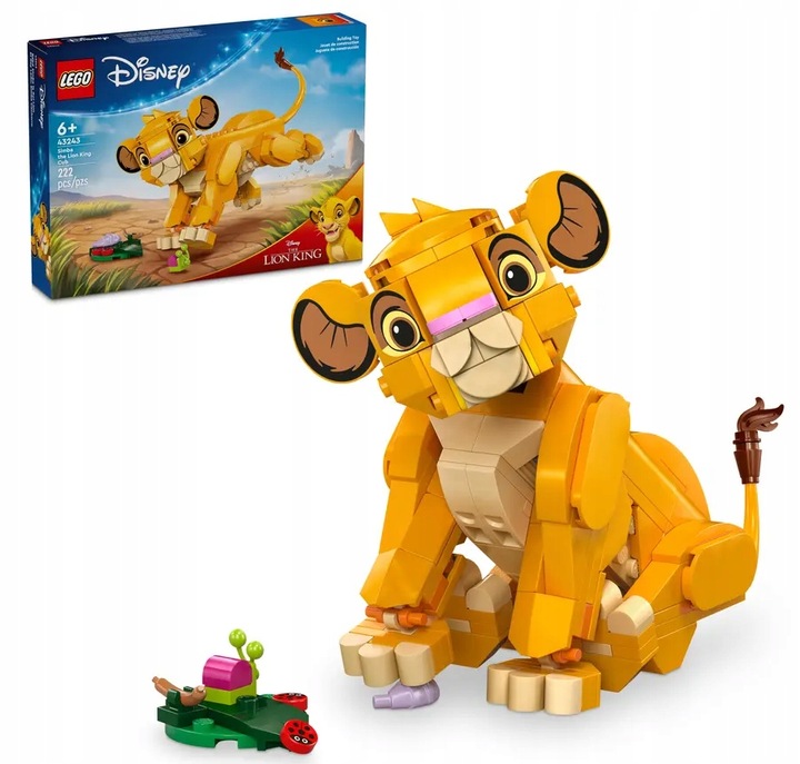 Lego Król lew Simba lwiątko Disney Zestaw klocków 43243