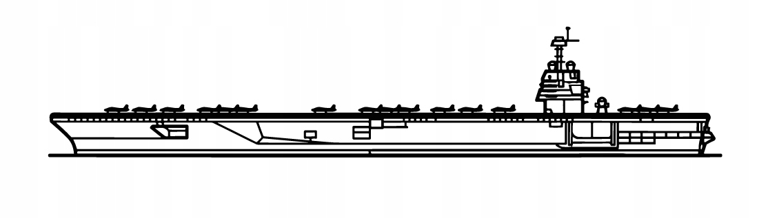 nástěnná dekorace Obraz Model CVN-78 Uss Gerald R