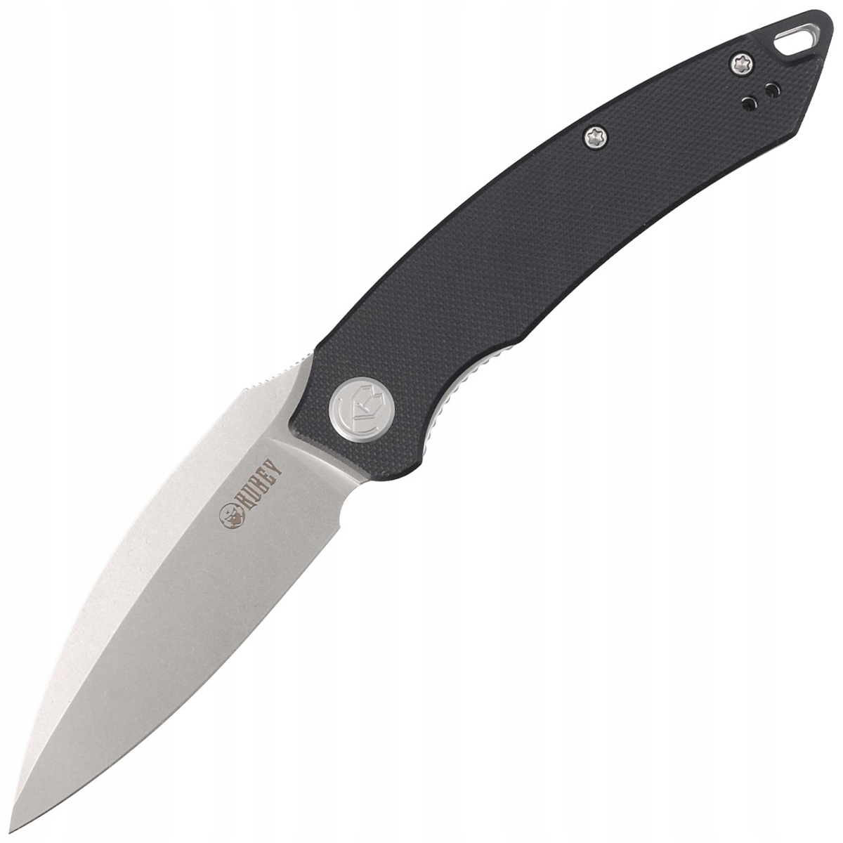 Nůž Kubey Edc Knife Leaf Black G10, Bead Blasted AUS-10 (KU333A)