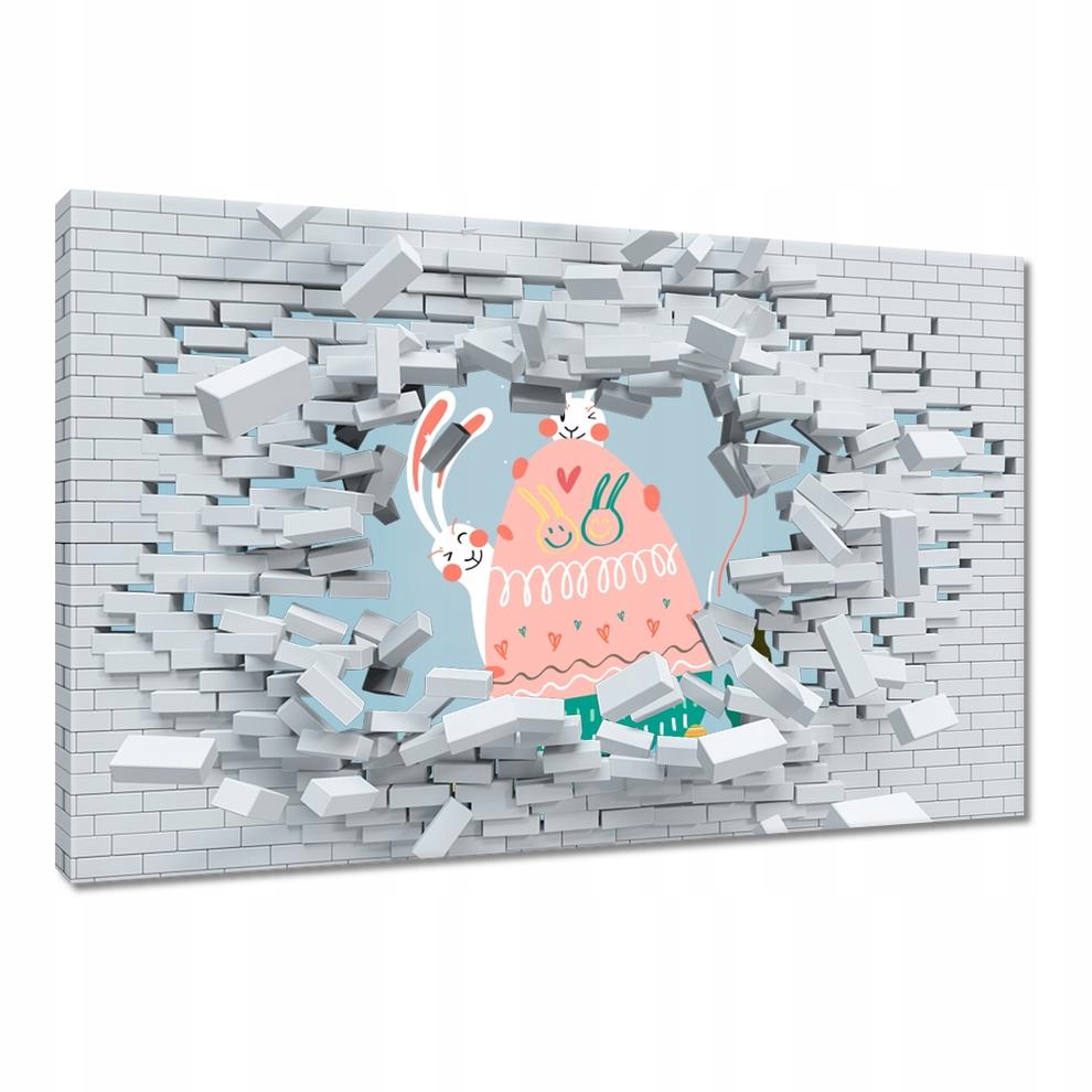 

Obrazy 60x40 Królik Zając Wielkanoc