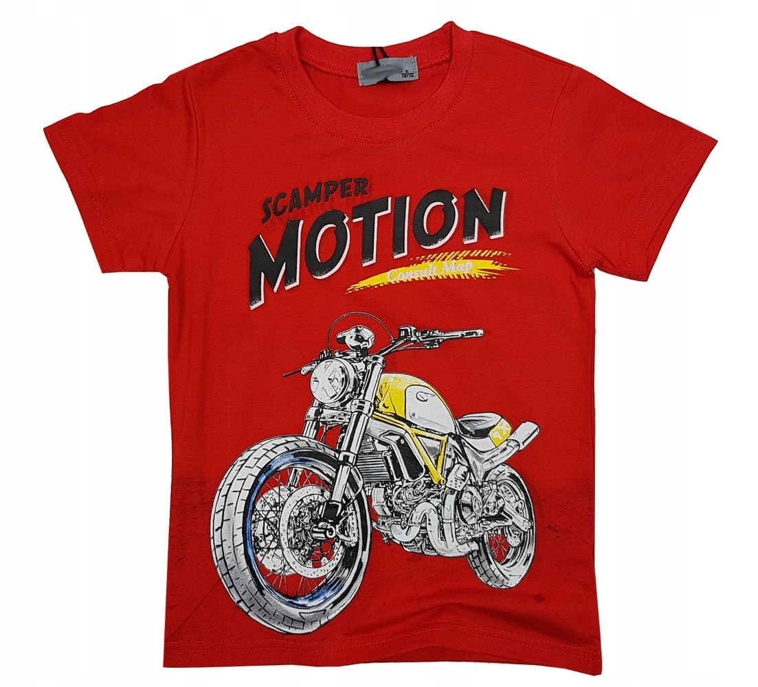 

T-shirt koszukla Scamper r 6 - 110/116 Red