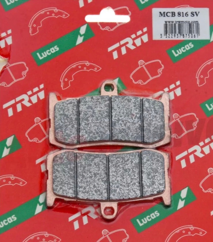 MCB816SV - Колодки HAM передние TRW Triumph 675 Daytona, ABS 13-