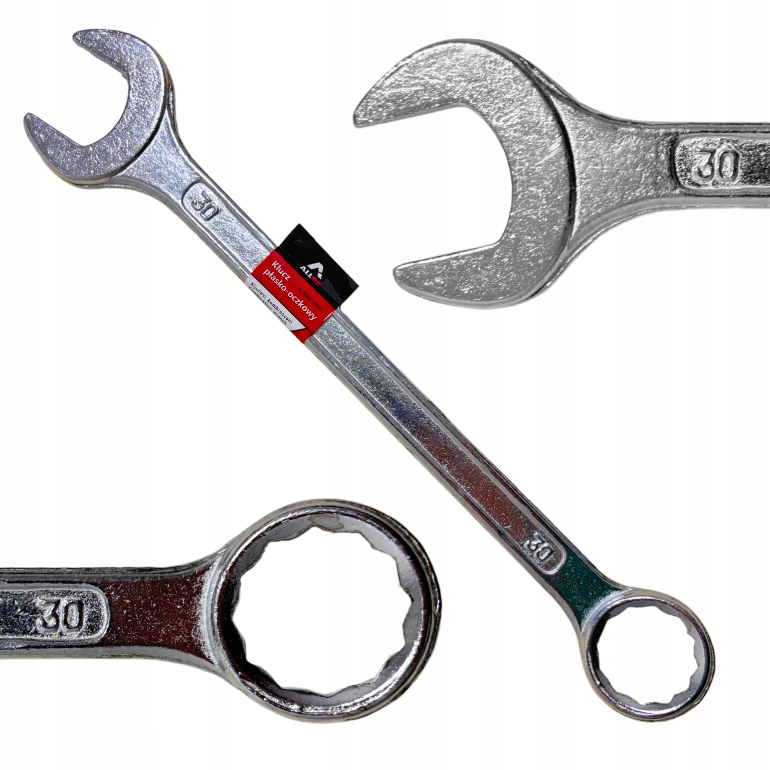 Klucz Płasko Oczkowy 30mm Stal Klucze Płasko-oczkowy