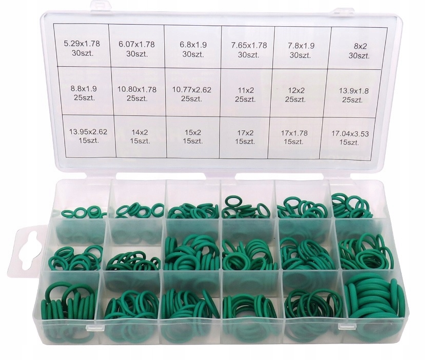 ZESTAW ORINGÓW ORINGI USZCZELKI KLIMATYZACJI 420EL