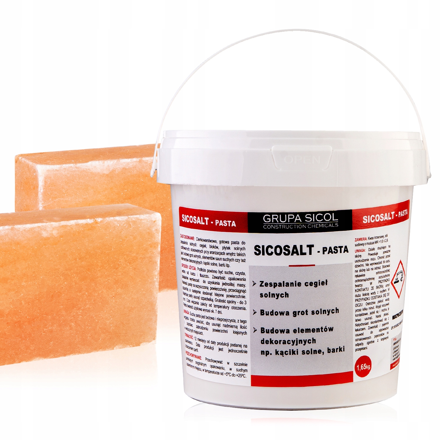 Lepidlo Pasta Na Solné Cihly Pro Sauny 1,65 Kg