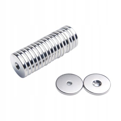 Magnet prstencový magnet Mp 25x(7,5x4,5)x3 N38 pod šroub 20 kusů