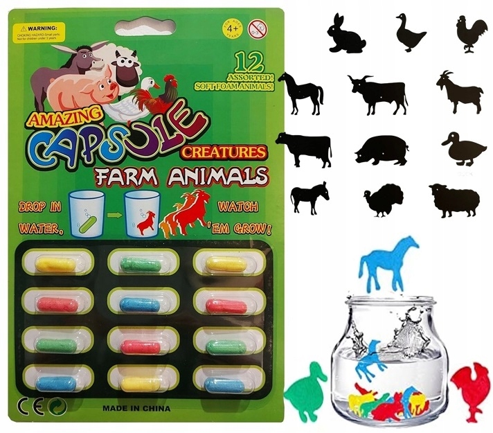 

Magiczne kapsułki Farma rosnące w wodzie 12sztuk