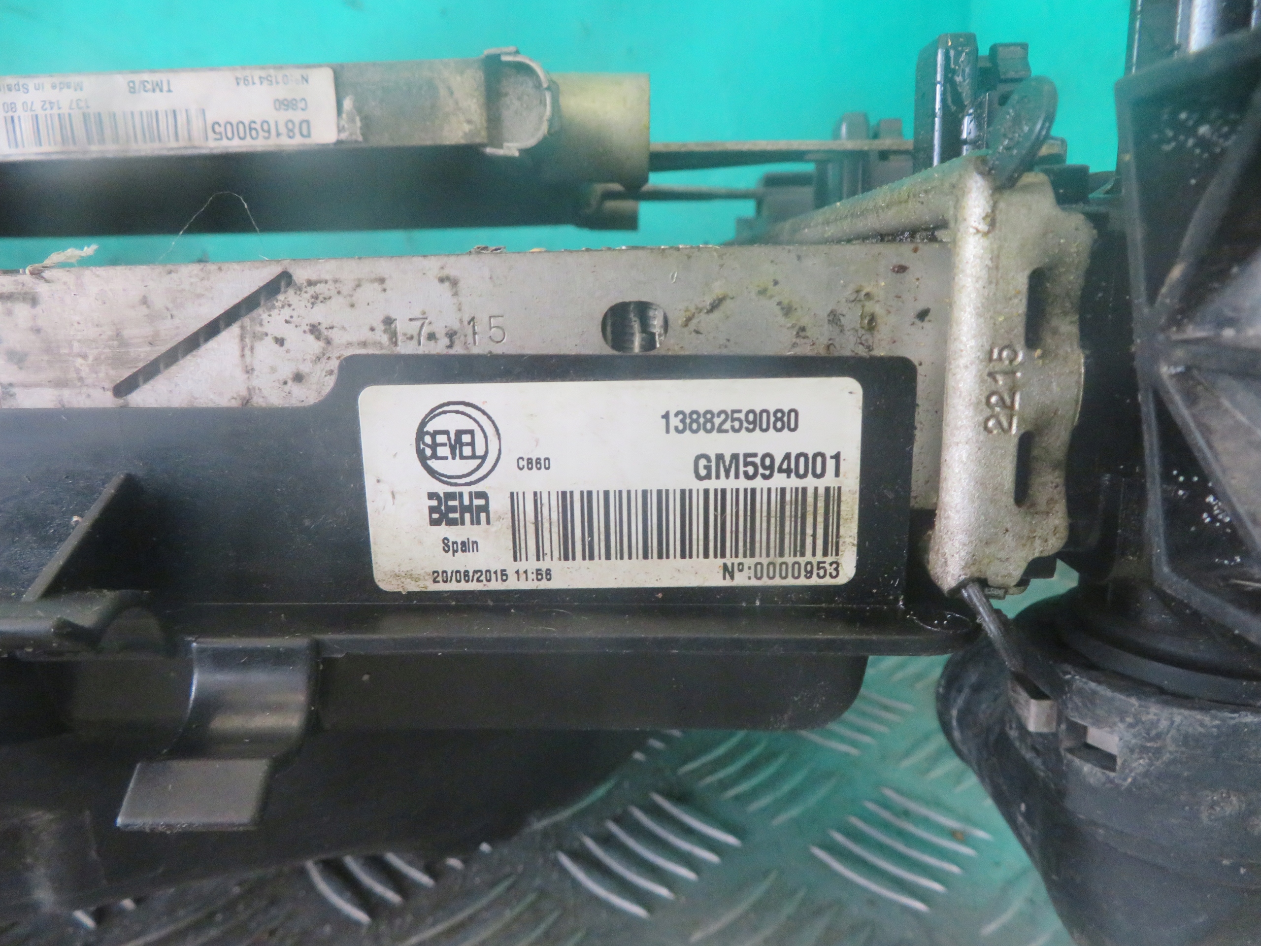 Lüfter Kühler BOXER JUMPER DUCATO 15R 1388259080