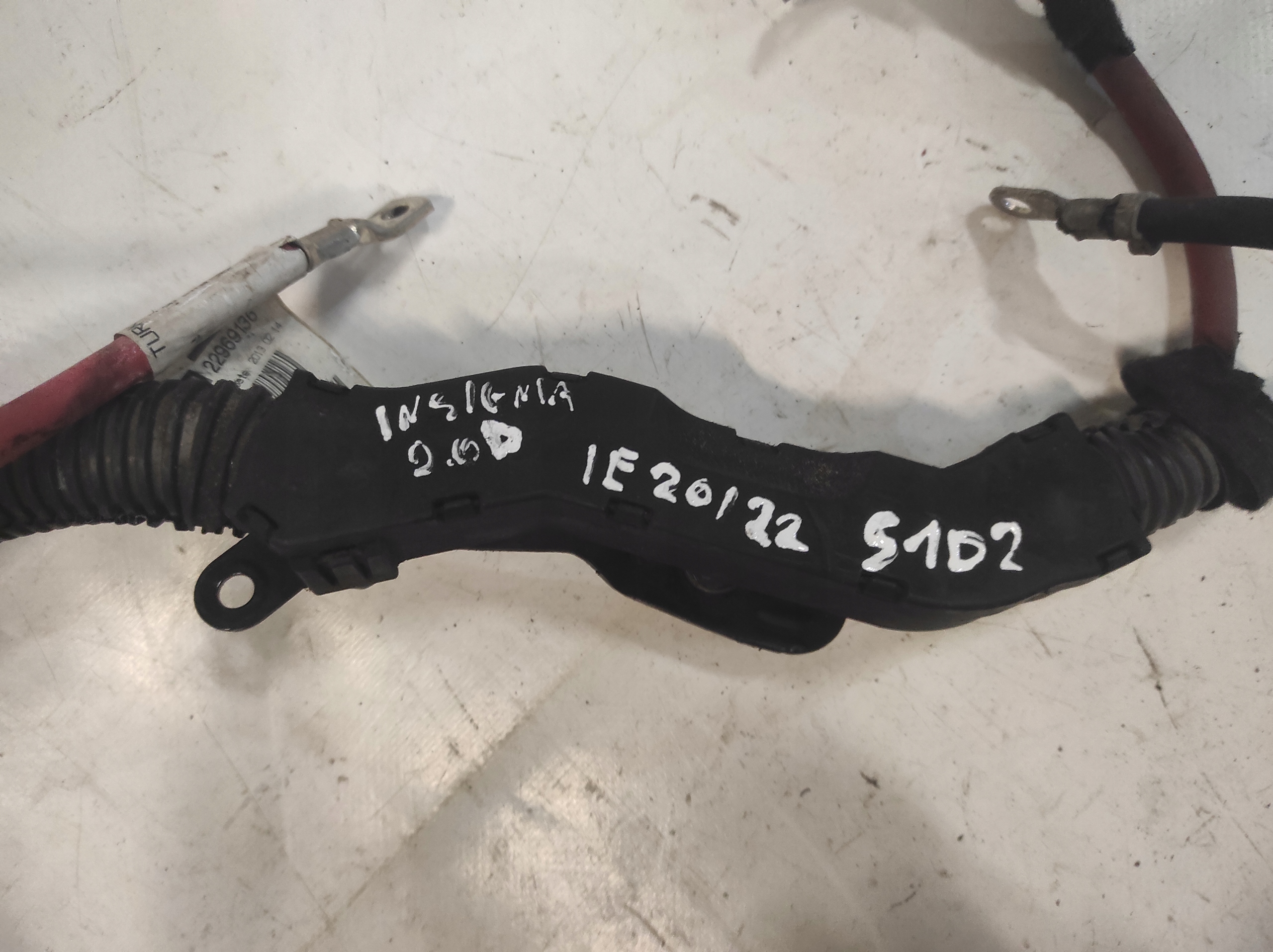 Kabel bundle alternator Opel Insignia A 2.0 CDTI