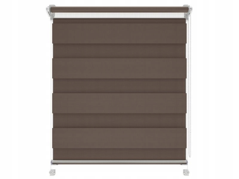 

Roleta 118x220 dzień noc Jasno brązowy szara