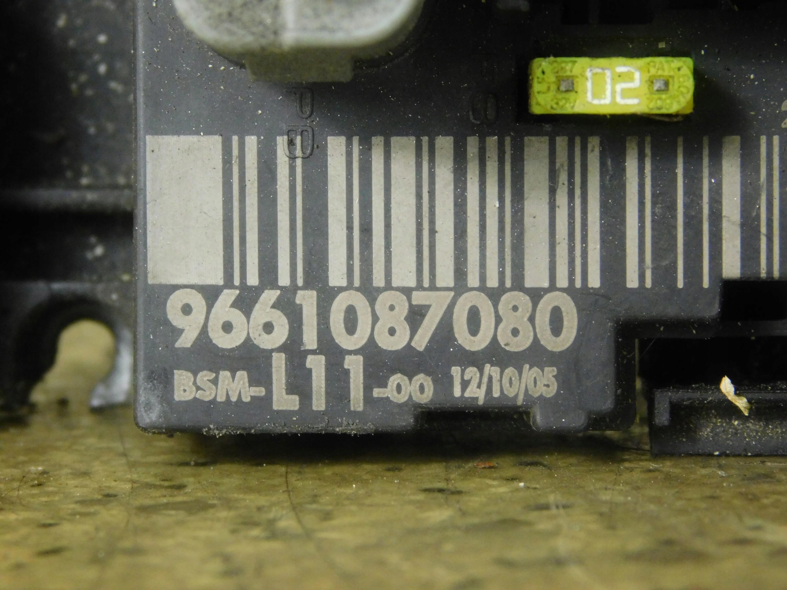9661087080 BSM-L11 MODUŁ STEROWNIK PEUGEOT 307 2.0 16V Numer katalogowy części Moduł BSM-L11-00 Skrzynka bezpieczników Citroen Peugeot 9661087080
