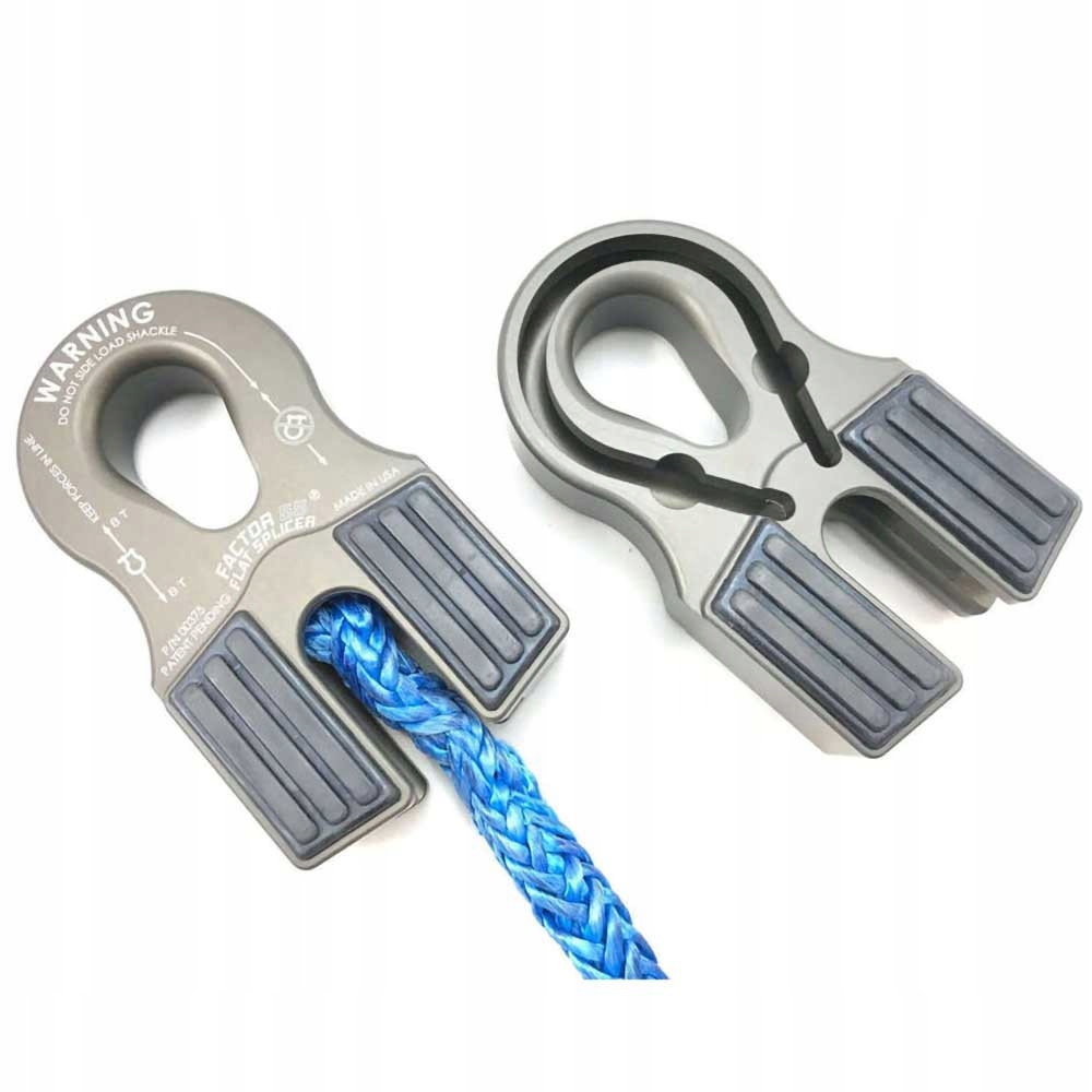 Flat splicer zaczep/szekla liny wyciągarki szary Factor 55 Model Inny