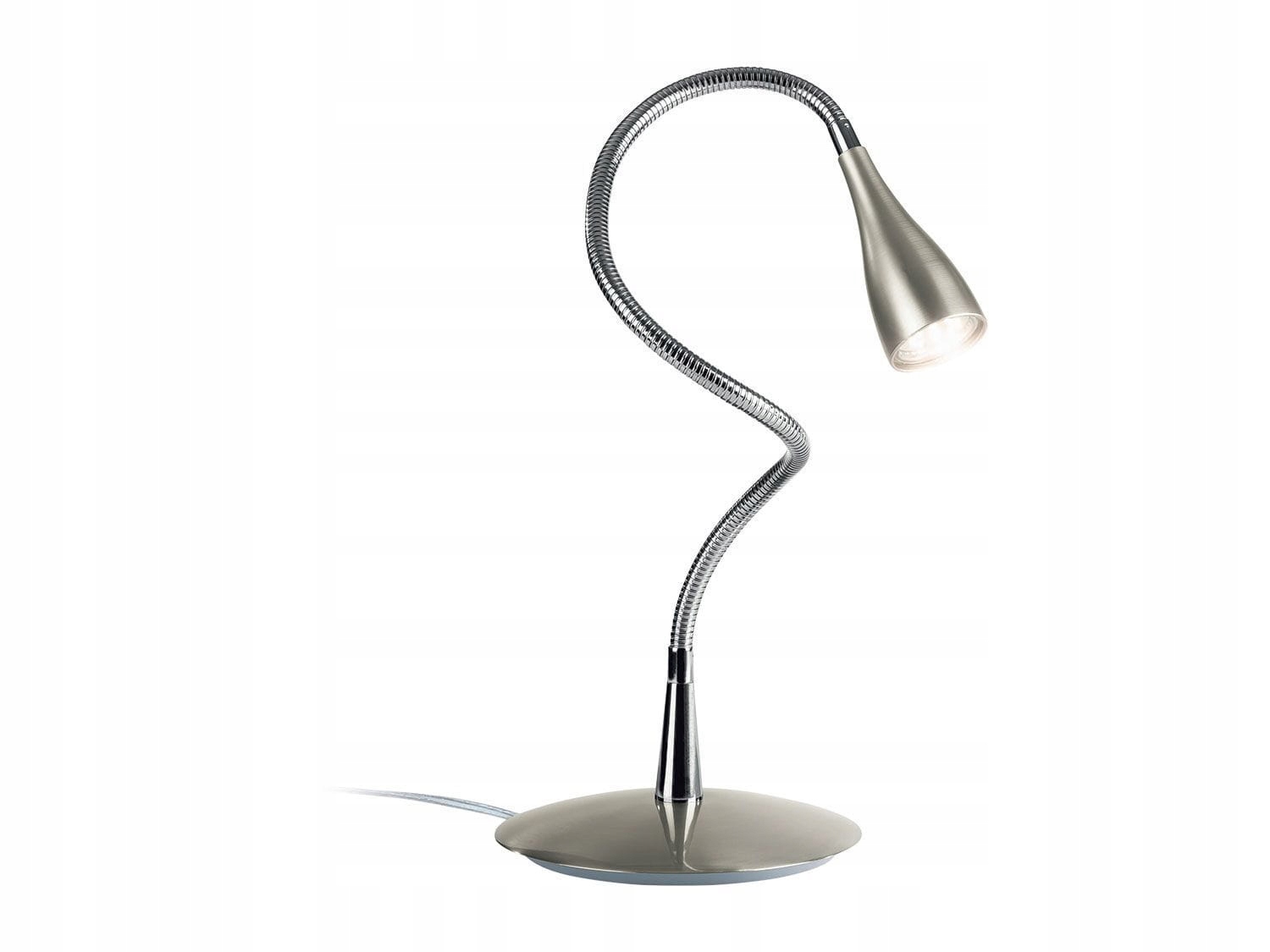 LAMPKA - NOCNA - BIURKOWA - LED - DŁUGIE MIĘKKIE RAMIĘ - DO CZYTANIA