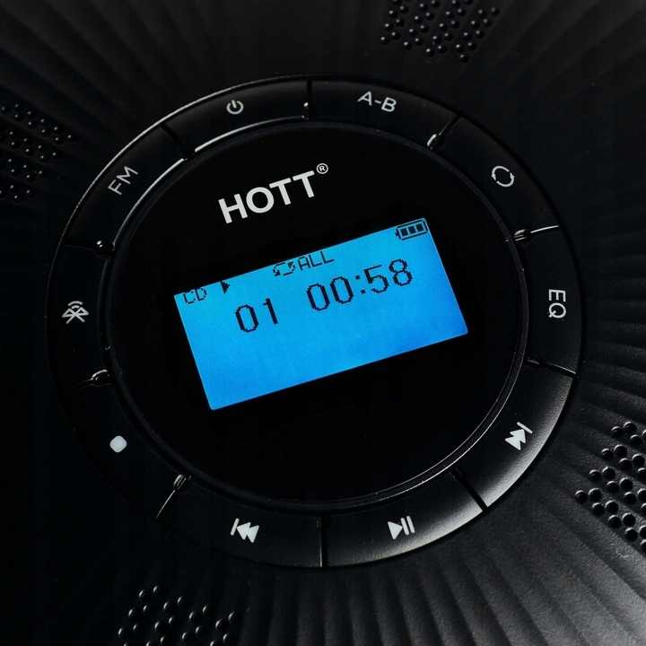 Odtwarzacz CD SAMOCHODOWY Przenośny, BLUETOOTH FM AUX, GŁOŚNIKI, HIFI, HOTT Model C228