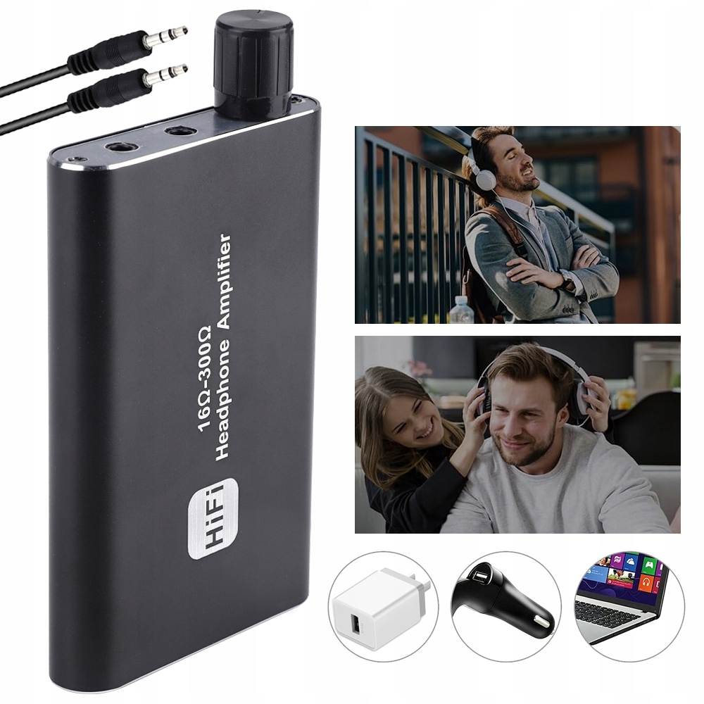 Wzmacniacz Słuchawkowy HiFi: Jakość dźwięku jest doskonalsza Współczynnik sygnał/szum 100 dB