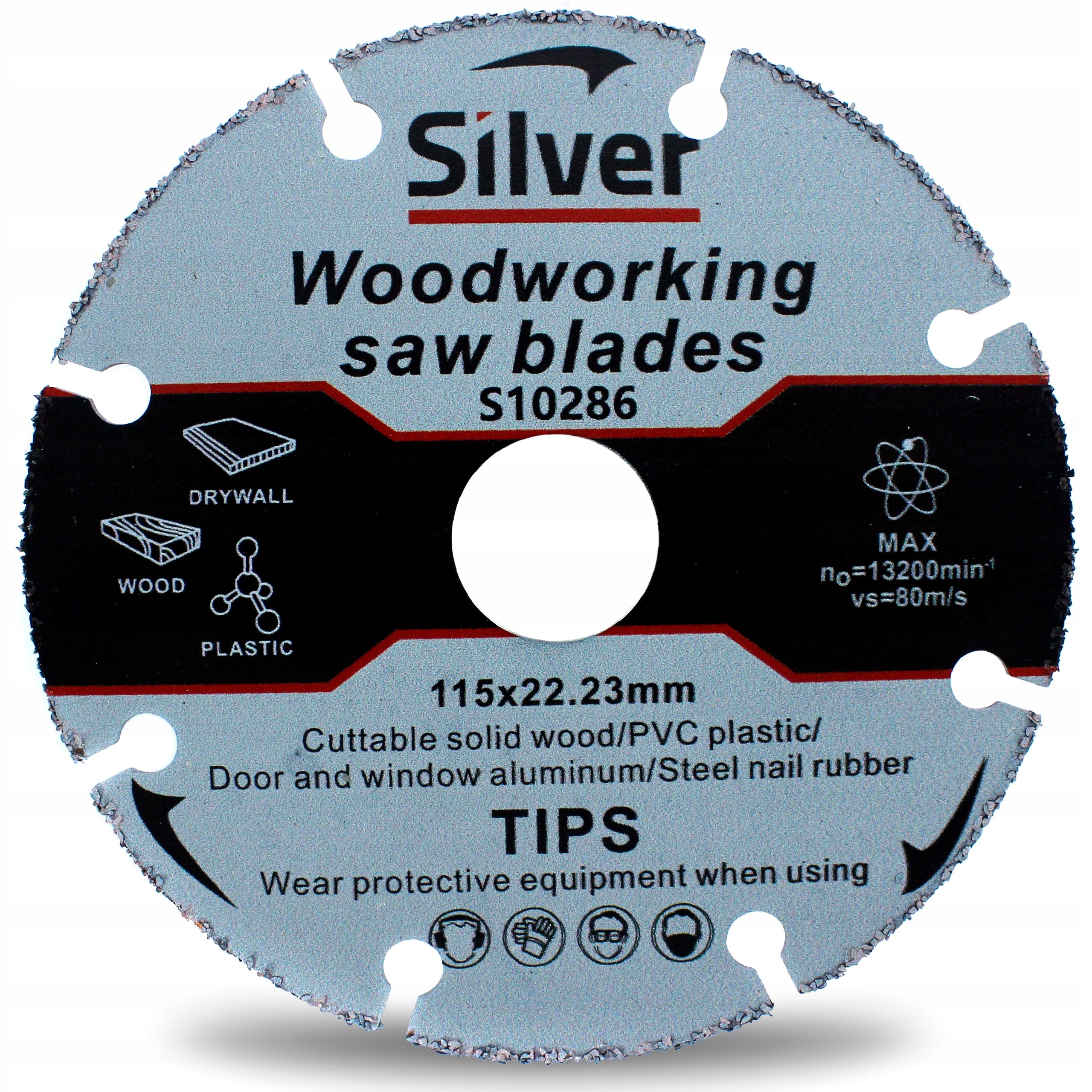 TARCZA DIAENTOWA Z NASYPEM Z WĘGLIKÓW SPIEKANYCH DO DREWNA 115 mm