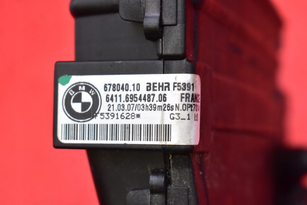 Bloc de chauffage complet SPOD Siège Chauffeurs 67804010 BMW X5 E70 06-10